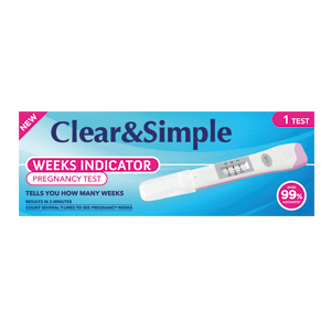Clear & Simple Pregnancy Urine Test Strips High Sensitivity 20Miu Of Hgc